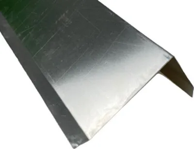 Produktbild von Ortgangblech für Flachdach 2 m Alu Natur Zuschnitt 16,5 cm Siehe Skizze