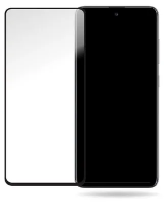 Produktbild von Mobilize Premium  Samsung Galaxy A51 Panzerglas Gehärtetes Glas Displayschutz - Hüllenfreundlich - Schwarz