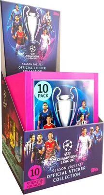 Image de TOPPS - Autocollant Ligue des Champions 2021/22 - 1 Présentoir (50 Tüten)