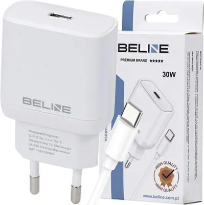 Obrázek produktu pro Beline Charger 30W USB-C + cable USB-C, white