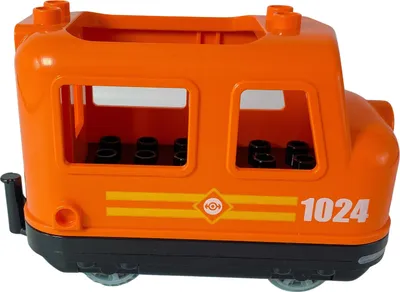 Produktbild von LEGO® DUPLO® Eisenbahn Lokomotive Orange - 18075 NEU! Menge 1x