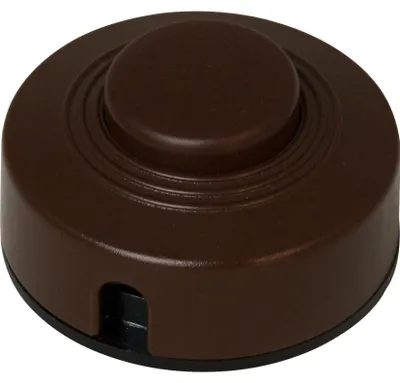 Zdjęcie produktu dla Kopp 191852084, Przełącznik nożny, 1P, Plastik, Brązowy, 250 V, 2 A