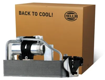 Productafbeelding van HELLA 8FC 366 221-781 Condensator airconditioning, airconditioningsysteem voor BMW 1 (F20) + droger