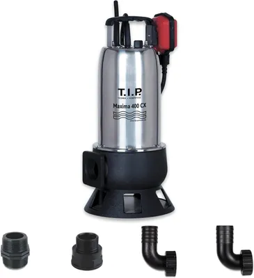 Produktbild von Schmutzwasserpumpe und Baupumpe – aus Gusseisen, 950 W, Fördermenge 24.000 l/h, Schwimmerschalter