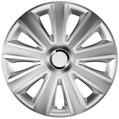 Obrázek produktu pro J&J Automotive | Poklice Aviator carbon RC Stříbrná 16" 4ks
