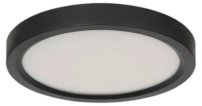 Produktbild von Deckenleuchte - schwarz - Ceiling and wall -  kunststoff metall - Ø 30cm - LED - 4132ZW - Steinhauer
