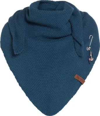 Produktbild von Knit Factory Coco Dreiecksschal - Petrol - 190x85 cm