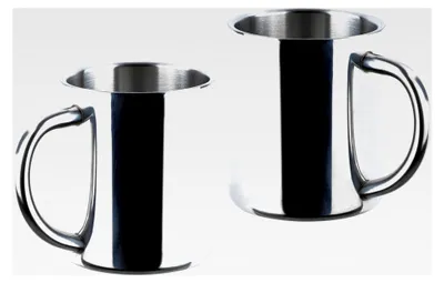 Produktbild von Edelstahl Thermobecher doppelwandig - 2er Set - Isolierbecher mit ca. 200 ml Fassungsvermögen