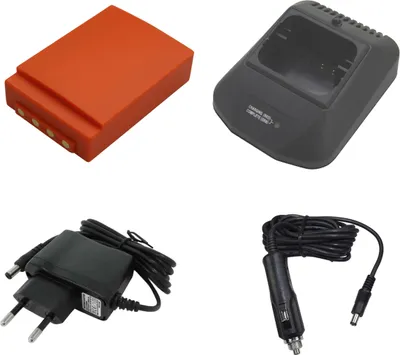 Image de Chargeur + batterie radio pour grue HBCde grue BA225030 BA206030 BA225000 BA2250300 Spectrum 1 2 A B ECO
