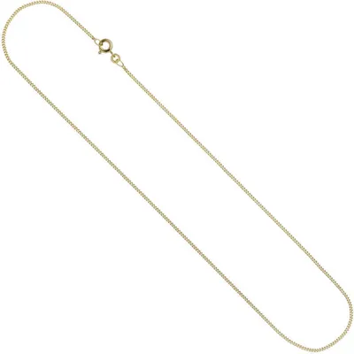 Produktbild von 1,3mm Panzerkette Halskette Collier Goldkette 333 Gelbgold Gold 40cm Damen