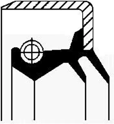 Image de CORTECO Joint d'étanchéité 01026135B NBR (caoutchouc nitrile-butadiène)
