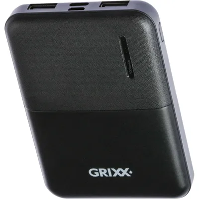 Obrázek produktu pro Powerbanka Grixx 5000mAh Micro USB USB-C černá