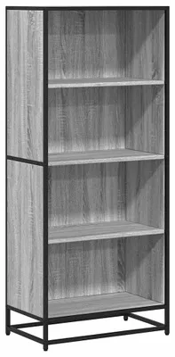 Obrázek produktu pro vidaXL Knihovna Grey Sonoma 60x35x139 cm Materiál na bázi dřeva