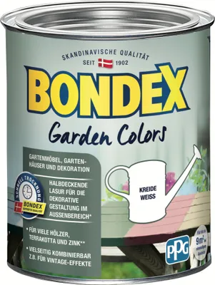 Produktbild von Bondex Garden Colors 750 ml kreide weiß