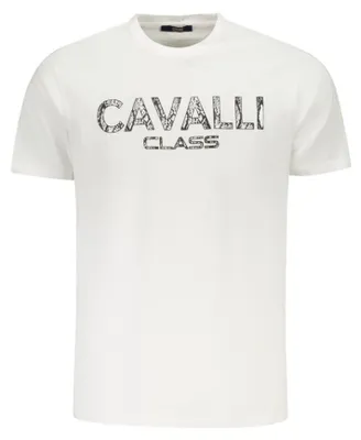 Produktbild von Cavalli Class Herren KURZARM-T-SHIRT Weiß TXT61GJD060_BI00533 : Größe - XL Größe: XL