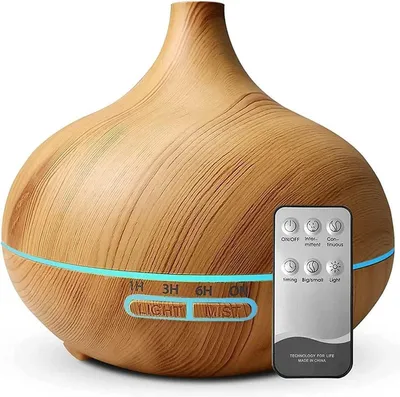 Produktbild von Diffuser Aroma Diffuser, 550ml, Aroma Ultraschall-Vernebler Luftbefeuchter 550 l Wassertank, Aroma sparsamen Ultraschall-Vernebler in kleine Duftspend