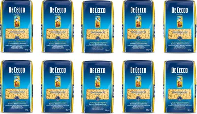 Produktbild von 10x Pasta De Cecco 100% Italienisch Tubetti Lisci n. 62 Nudeln 500g