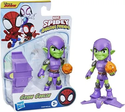 Produktbild von Marvel Spidey and His Amazing Friends Green Goblin, 3 Jahr(e), Mehrfarbig