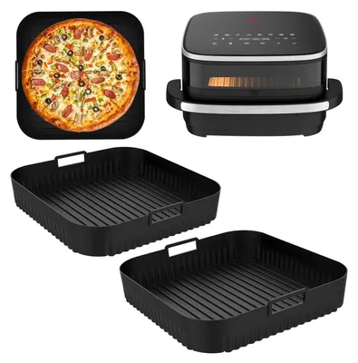 2er-Set Silikonform für Heißluftfritteuse, 27 cm, für Tefal Easy Fry XL