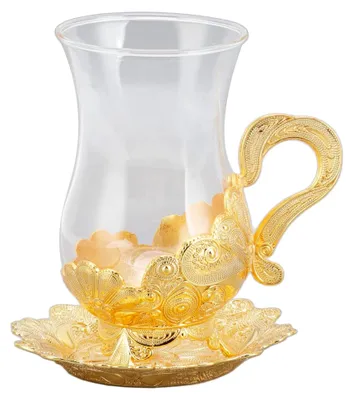 Produktbild von Türkische Kaffeetasse und Teetassen mit Untertasse für Heimcafés