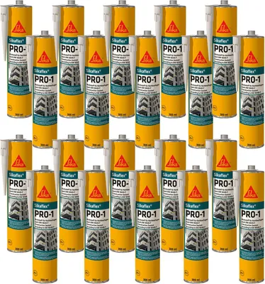 Immagine prodotto di 20x Sikaflex PRO-1 Fugendichtstoff aufPoliuretanoBasis Betongrau C266 300ml