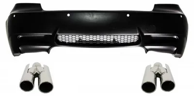 Obrázek produktu pro Zadní nárazník pro BMW řady 3 E92 E93 (2006–2010) s koncovkami výfuku v designu M3.
