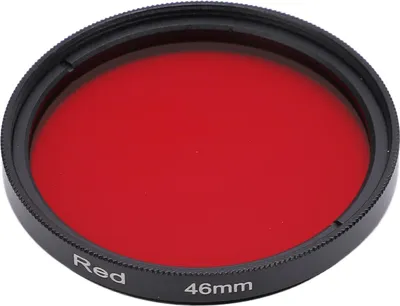 Immagine prodotto di Fotocamera impermeabile filtro pieno rosso lente vetro ottico per Nikon Lens46mm