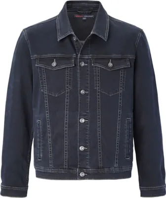 Produktbild von Paddock's Herren Jeansjacke, Denim Jacket (700756329000), Größe:M, Farbe:blue black(4701)