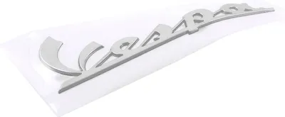 Produktbild von Aufkleber Schriftzug Vespa Chrom 100x33mm für Vespa GTS, GTV, LX Sprint Sticker
