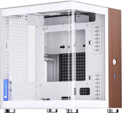 Immagine prodotto di Jonsbo TK-0 Alloggiamento PC Mini-Tower Mini-ITX Vetro temperato Legno