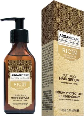 Obrázok produktu pre Arganicare Castor Oil Serum stymulujące porost włosów, 100ml