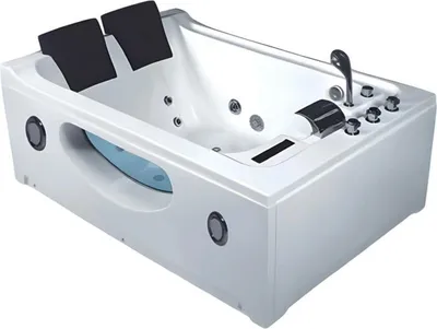 Produktbild von Whirlwanne Whirlpool Blubberbad Hydromassagewanne Spa-Bad 172x120 cm
