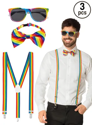 Immagine prodotto di Set di accessori glitterati arcobaleno