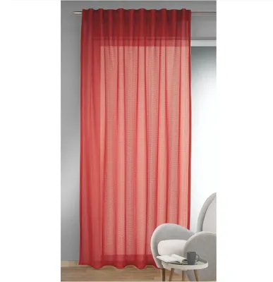 Produktbild von Fertigschal verdeckte Schlaufen "Danilo" - Größe (HxB): 245x140cm Farbe: Rot