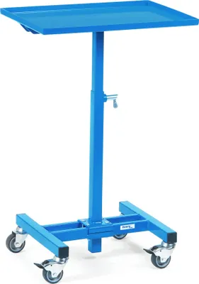 Zdjęcie produktu dla Stojak materiałowy Fetra z regulacją wysokości w kolorze niebieskim 720-995 mm
