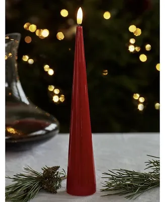 Produktbild von Sirius LED Kegelkerze Sille Lack 26 cm Rot