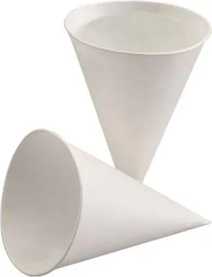 Produktbild von 10000x Spitzbecher aus Zuckerrohrpapier 150 ml