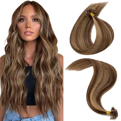 Imagen del producto de Extensiones de cabello de color rubio medio