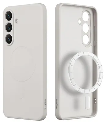 Imagen del producto de Funda de Colores con MagSafe para Samsung Galaxy S25 FE - Beige