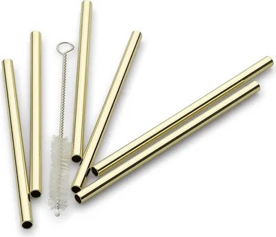Produktbild von Echtwerk Trinkhalme small Edelstahl , Farbe:Gold
