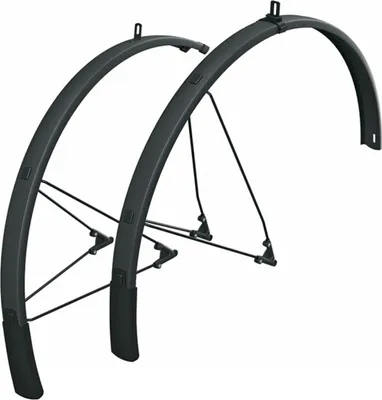 Produktbild von SKS Schutzblechset Bluemels Style 28' 56mm, schwarz matt, schwarz (1 Set)