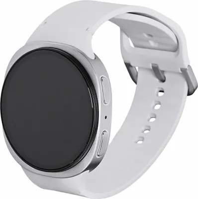 Image de Samsung Galaxy Watch 8 3,81 cm (1,5") AMOLED 44 mm Numérique 480 x 480 pixels Écran tactile Argent Wi-Fi GPS (satellite)