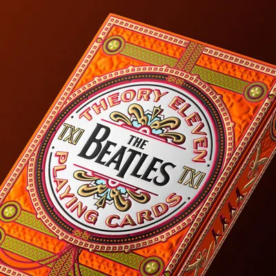 Immagine prodotto di Karty do gry The Beatles - Wersja pomarańczowa, 52 karty, premium