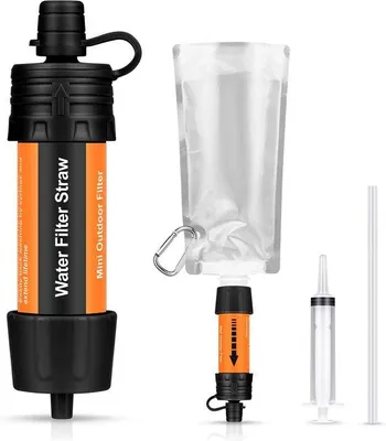 Productafbeelding van Famanu waterfilter - Compacte waterzuiveringspomp voor outdooractiviteiten