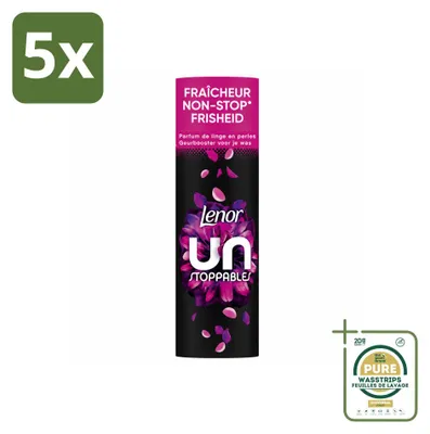 Produktbild von 5 x Lenor Unstoppables Wäscheparfüm Floral Fresh - Blütenfrisch - Vorratspackung - 5 Stücke