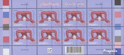 Produktbild von Briefmarken Estland 2002 Mi 437Klb Kleinbogen (kompl.Ausg.) postfrisch Zirkus