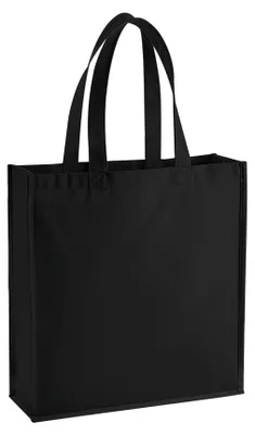 Image de Westford Mill - Sac à provisions « Gallery », toile FK1280 (taille unique) (noir)