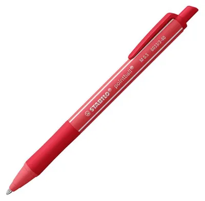 Image de Stylo Bille Rétractable Stabilo Pointball Colorful 0,5 mm Rouge