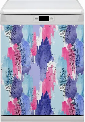 Obrázok produktu pre Magnetická fólia do umývačky riadu kuchynská magnetická podložka 60x70 cm dekor umývačka riadu - abstrakcia