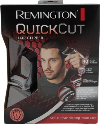 Productafbeelding van Remington HC4250 haartrimmer, geschikt voor gebruik met netstroom of batterijen, met 9 opzetkammen